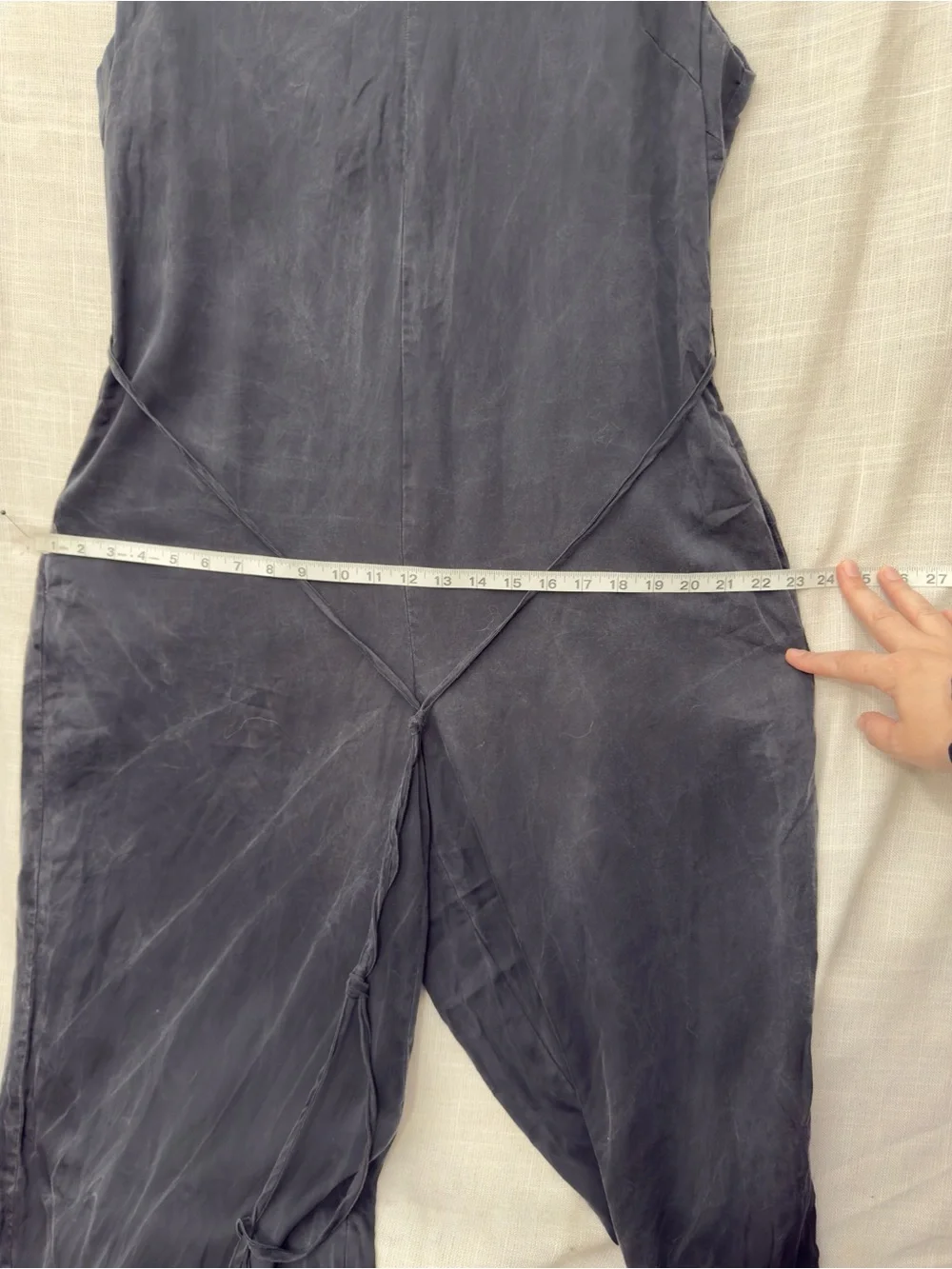Ettitude sateen jumpsuit in onyx - Picture 11 of 12